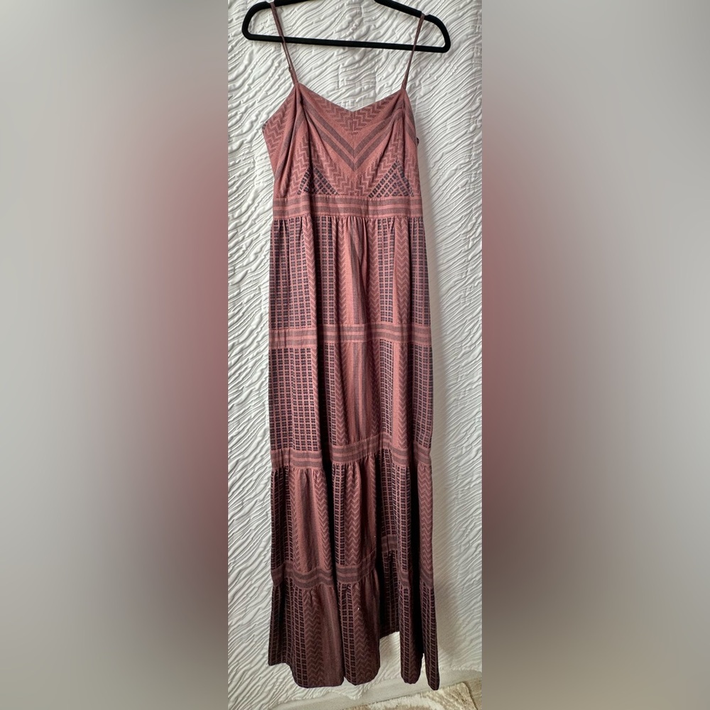 Fossil plum spaghetti strap maxi dress